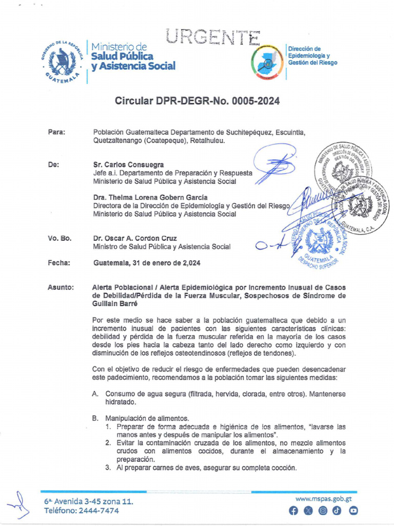 CIRCULAR DPR-DEGR-No. 0005-2024-1 | PDF