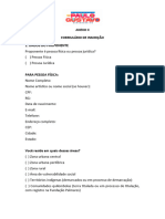 Anexo II Formulario de Inscricao Plano de Trabalho