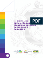 Edital de Premiacao para Tecnicos e Tecnicas Da Cultura e Das Artes Lei Paulo Gustavo 2023