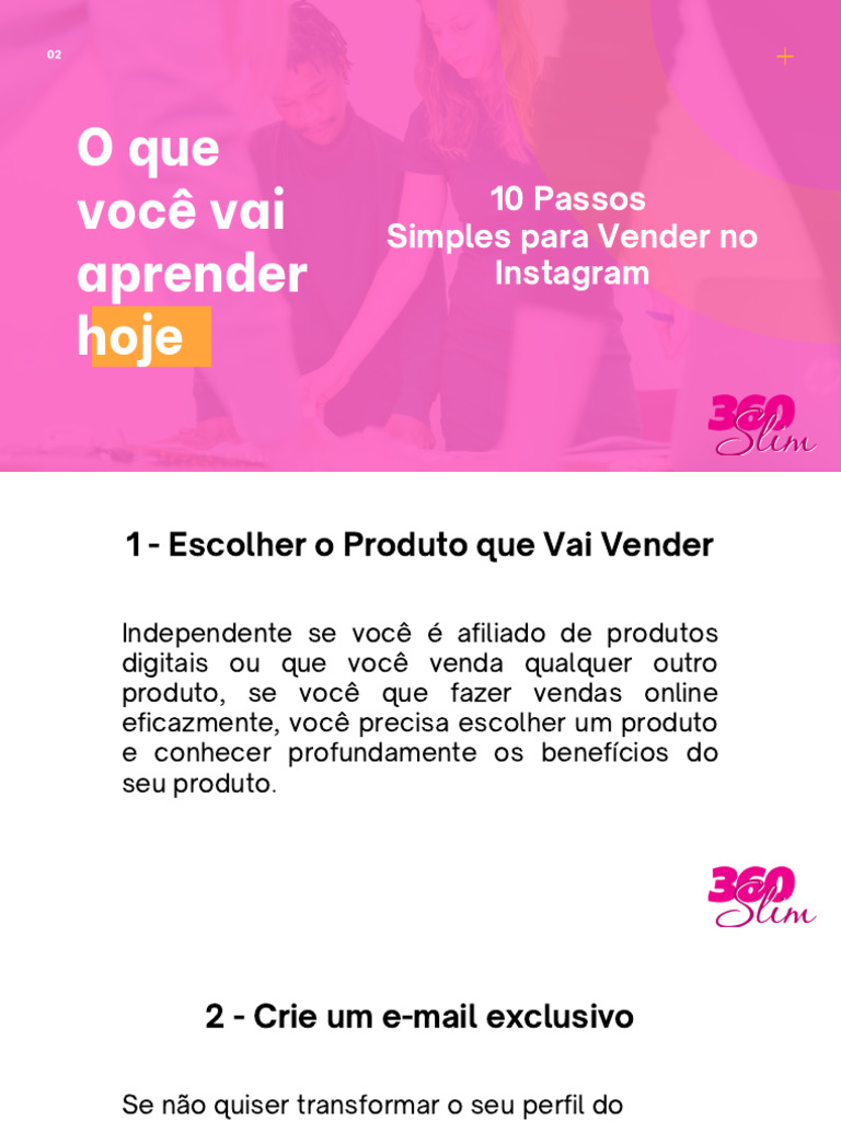 10 Passos para Vender no Instagram | PDF | Autoajuda
