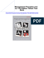 Financial Management Principles and Applications 11Th Edition Titman Test Bank Full Chapter PDF