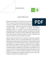 Ensayo Primer Corte Desarrollo y Medio Ambiente