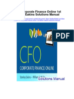 New Corporate Finance Online 1St Edition Eakins Solutions Manual Full Chapter PDF