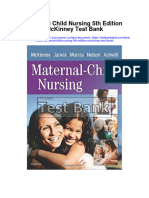 Maternal Child Nursing 5Th Edition Mckinney Test Bank Full Chapter PDF