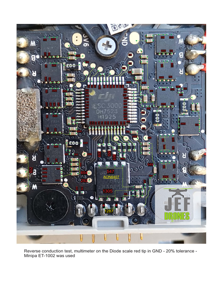 Carte électronique ESC Power Circuit Board Pour DJI Mavic Mini - Pièce De Rechange Drone