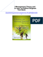 Financial Management Theory and Practice An Asia 1St Edition Brigham Test Bank Full Chapter PDF