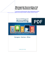 Financial Managerial Accounting 3Rd Edition Horngren Solutions Manual Full Chapter PDF