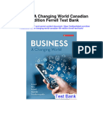 Business A Changing World Canadian 6Th Edition Ferrell Test Bank Full Chapter PDF