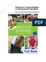 Math and Science For Young Children 8Th Edition Charlesworth Test Bank Full Chapter PDF