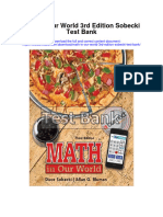 Math in Our World 3Rd Edition Sobecki Test Bank Full Chapter PDF