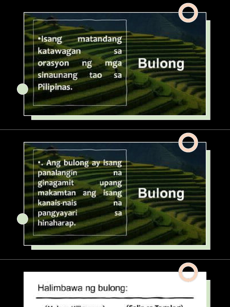 Bulong at Antas NG Wika | PDF