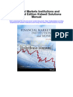 Financial Markets Institutions and Money 3Rd Edition Kidwell Solutions Manual Full Chapter PDF