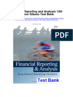 Financial Reporting and Analysis 13Th Edition Gibson Test Bank Full Chapter PDF