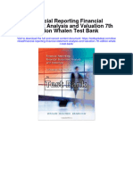 Financial Reporting Financial Statement Analysis and Valuation 7Th Edition Whalen Test Bank Full Chapter PDF