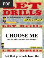 Let Drills Prof Ed Social Dimensions