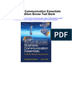 Business Communication Essentials 6Th Edition Bovee Test Bank Full Chapter PDF