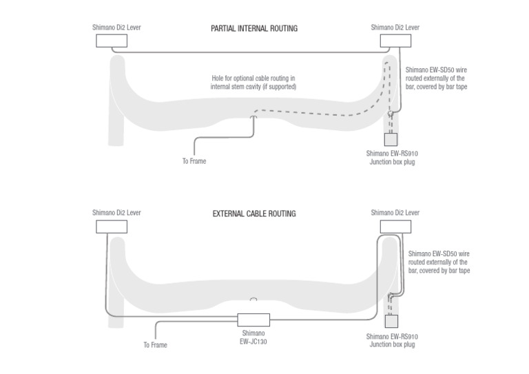 Shimano Di2 Wiring and Routing Guide | PDF
