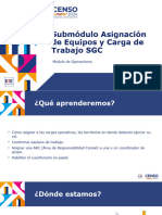 Submódulo Asignación de Equipos y Carga de Trabajo SGC