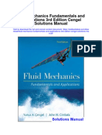 Fluid Mechanics Fundamentals and Applications 3Rd Edition Cengel Solutions Manual Full Chapter PDF