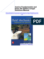 Fluid Mechanics Fundamentals and Applications 4Th Edition Cengel Solutions Manual Full Chapter PDF