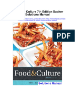 Download Food And Culture 7Th Edition Sucher Solutions Manual full chapter pdf