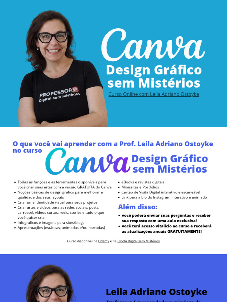 Curso de Design Gráfico com Canva: Aprenda Online | PDF | Cor | Esboço