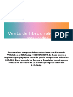 Venta de Libros