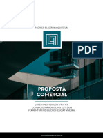 Proposta Comercial Corporativa Simples Geométrica Preto e Azul