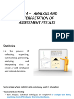 Unit 4 Analysis and Interpretation of Assessment Results