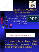 Perlaksaan Program Sem