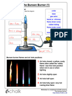 Bunsen Worksheet