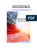 Business Driven Technology 7Th Edition Baltzan Solutions Manual Full Chapter PDF