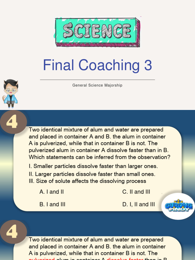 Science Exam Prep Guide Pdf