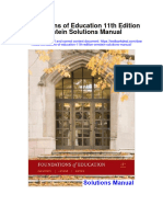 Foundations of Education 11Th Edition Ornstein Solutions Manual Full Chapter PDF