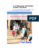 Foundations of Education 12Th Edition Ornstein Test Bank Full Chapter PDF