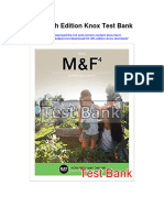 MF 4Th Edition Knox Test Bank Full Chapter PDF