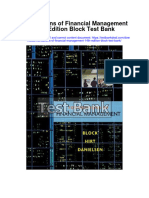 Foundations of Financial Management 14Th Edition Block Test Bank Full Chapter PDF