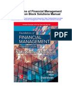 Foundations of Financial Management 17Th Edition Block Solutions Manual Full Chapter PDF