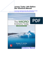 Micro Economy Today 14Th Edition Schiller Solutions Manual Full Chapter PDF