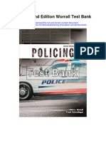 Policing 2Nd Edition Worrall Test Bank Full Chapter PDF