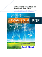 Power System Analysis and Design 6Th Edition Glover Test Bank Full Chapter PDF