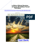 Business Ethics Ethical Decision Making and Cases 9Th Edition Ferrell Test Bank Full Chapter PDF