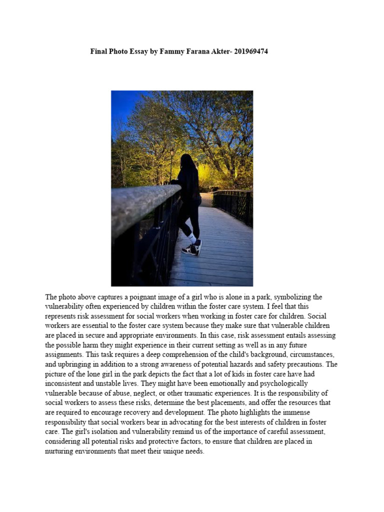 Photo Essay on Foster Care Challenges | PDF