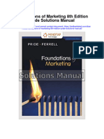 Foundations of Marketing 8Th Edition Pride Solutions Manual Full Chapter PDF