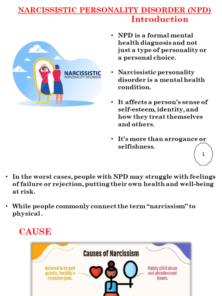 Narcissistic Personality Disorder | PDF | Mental Disorder | Psychotherapy