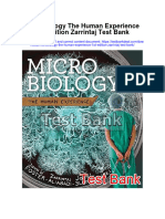 Microbiology The Human Experience 1St Edition Zarrintaj Test Bank Full Chapter PDF
