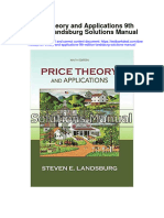 Price Theory and Applications 9Th Edition Landsburg Solutions Manual Full Chapter PDF