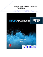 Microeconomics 10Th Edition Colander Test Bank Full Chapter PDF