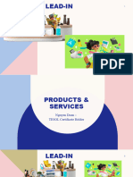 Unit 3 - Products and Services - For Student