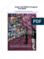 Microeconomics 3Rd Edition Krugman Test Bank Full Chapter PDF
